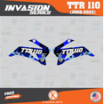 thumbnail image 2 of Kalair GFX Graphics Kit for Yamaha TTR110 (2008-2023) Invasion Series, 2 of 5