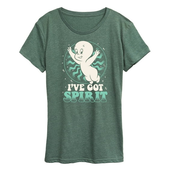 Casper the Friendly Ghost - I've Got Spirit - Women's Short Sleeve Graphic T-Shirt
