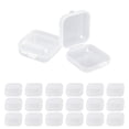 thumbnail image 1 of 20 piezas pequeños contenedores de almacenamiento cuadrados, Mini joyero organizador caja de almacenamiento transparente para joyería, 1 of 7