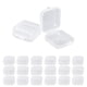 thumbnail image 1 of 20x Contenedores de almacenamiento cuadrados pequeños, Mini joyero organizador Estuche de almacenamiento transparente para hardware, 1 of 7