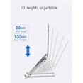 thumbnail image 3 of Portable Adjustable Folding Laptop Stand Aluminum Alloy Laptop Desk Computer Table Stand Silver, 3 of 5