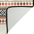 thumbnail image 4 of Ethnic Ikat Pattern Area Rugs Colorful Large Non-Slip Floor Mat Decorative Carpets Doormat for Kitchen Living Dining Dorm Playing Room Bedroom 60 x 39inch, 4 of 7
