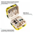thumbnail image 2 of Banana Travel-Portable Square Jewelry Organizer Storage Box - Rings, Earrings, Necklaces, and Bracelets Holder for Girls and Women, 2 of 6