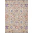 thumbnail image 2 of HomeRoots 604197 10 x 14 ft. Orange, Purple & Teal Blue Damask Washable Indoor & Outdoor Traditional Rectangle Area Rug, 2 of 5