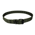 thumbnail image 2 of Gelante Canvas Double Grommet Hole Belt - Olive, L, 2 of 5