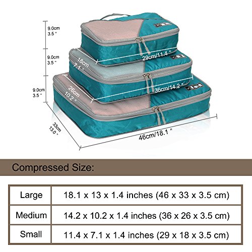 hynes eagle travel compression packing cubes