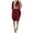 qi Wine, variant on LYXSSBYX Womens Dresses Clearance under 10.00 The Fashion Women's Winter Plus Size Loose O-Neck Pocket Christmas Printed Dress