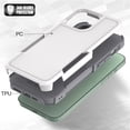 thumbnail image 3 of ELEHOLD for iPhone 14 Pro 6.1 inch Case, Armor Rugged Hard PC Soft TPU Hybrid Anti-Drop Camera Lens Protection Shockproof Glossy Non-Slip Slim Fit Case for iPhone 14 Pro,White, 3 of 6