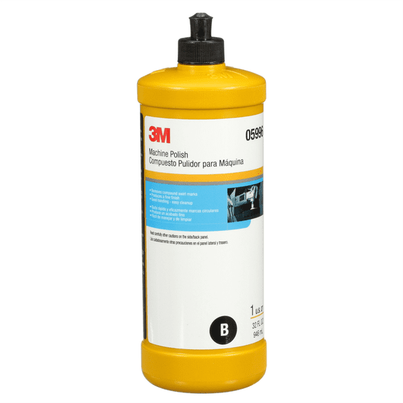 3M 5996 Perfect It Swirl Mark Remover for Dark Paint, Silicone Free, Wax Free, Clear Coat Safe, Removes Compound Swirls and Wheel Marks, Use with 3M Foam Polishing Pad 05725