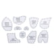 thumbnail image 5 of Plantillas de Osos para Coser Fácilmente ANGGREK Juego de Acrílico Reutilizable y Duradero, 5 of 8