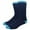 Heather Navy, variant on COUVER Unisex Classic Cotton Solid Plain Crew Dress Socks, Blue, One Size 8-13, 1 Pair
