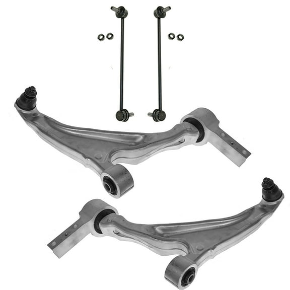 TRQ Front Control Arm Ball Joint Sway Bar Link Suspension Kit Set 4pc for Pilot PSA65117