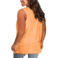 thumbnail image 2 of Sherrylily Women Plus Size Tank Tops Summer Sleeveless Criss Cross Casual Loose Shirt, 2 of 3