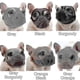 thumbnail image 2 of Short Snout Dog Muzzles,bulldog Muzzle Adjustable Breathable Mesh Dog Muzzle For Briting Chewing, 2 of 5