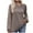 Khaki, variant on qucoqpe Womens Long Sleeve Tops Casual Crewneck Tunic Sweatshirts for Legings