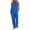 Blue, variant on Women's 2-Piece Linen Set, Solid Tank Top and Drawstring Pants with Pockets, Casual Matching Outfit for Summer, Everyday Wear, and Boho Style-Black
