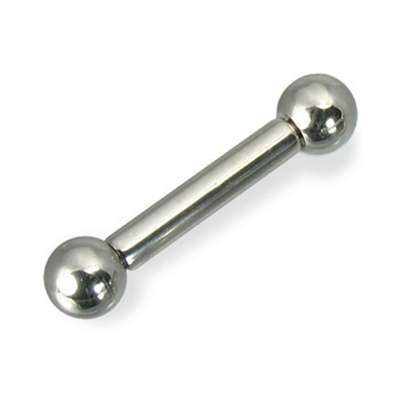 8 Gauge Barbell,1/2" (13Mm) Long,3/16" (5Mm) Ball