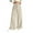 Beige, variant on Women's Casual Wide Leg Pants, High Waist Loose Slimming Solid Color Long Trousers, Comfort Fashion Bottoms for Office, Travel and Daily Wear,Gray,S