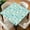 Aqua Garden, variant on YESAD Elastic Tablecloth For square Tables, Waterproof Tablecover For Up To 34in square Table Cover, Dining Tablecover For Indoor And Outdoor, Holiday, Hummingbird