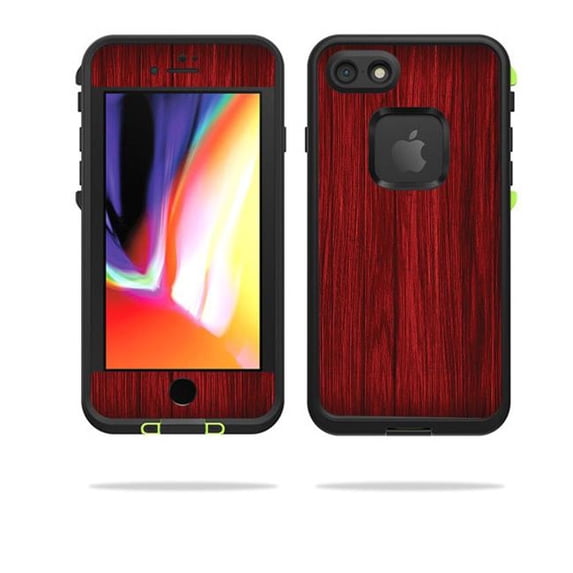 MightySkins LIFIP8-cherry grain Skin for Lifeproof Fre for iPhone SE 2020 7 & 8 - Cherry Grain