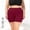 *Wine, variant on ClodeEU Women's Plus Size 3-Inch Yoga Shorts ,Athletic Running Shorts for Summer Workout and Cycling Navy,Womens Plus XL