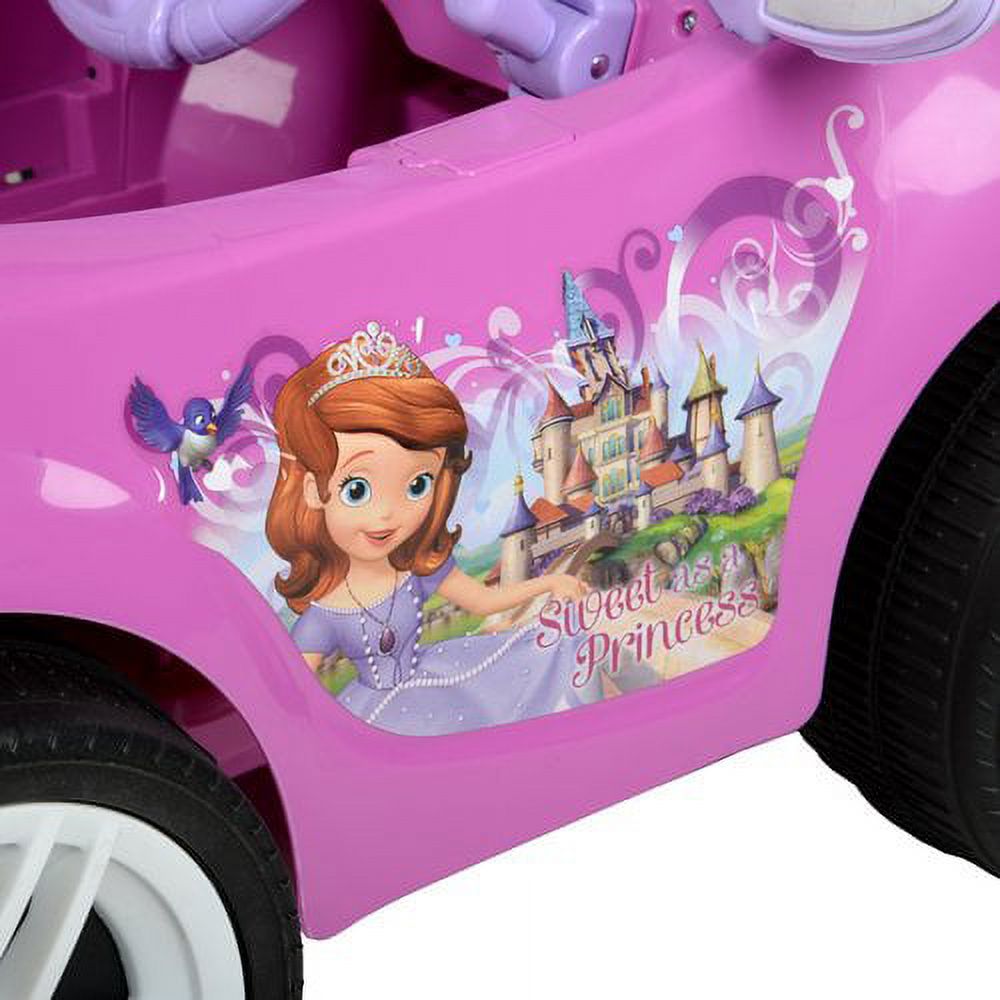 Disney Sofia the First Convertible Car 6-Volt Battery-Powered Ride-On - image 4 of 6