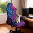 thumbnail image 3 of KUIFORTI Wolf Cool Gaming Chair Covers Easy to Install Gaming Chair Seat Cover with 2Pcs Armrest Slipcover Anti Scratch Pet Resistant Guard for Home, Office Decorations, 3 of 7