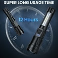 SKNSL 990000 Lumens Powerful Flashlight Rechargeable XHP90 Super Bright Waterproof Led Tactical Flashlight 5 Mode USB Zoom Torch for Camping Emergency