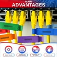 thumbnail image 4 of CHUANK 240Pcs Cable Labels Waterproof Tags - Water Resistant Labels for Cords Write on Stickers Identification Labels Wire Labels Tags - (8Sheets /A) Laser Printer Labels Stickers Charger, 4 of 5