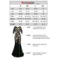 thumbnail image 6 of PrettyGuide Women's Evening Dress 1920s Sequin Mermaid Hem Maxi Long Formal Ball Gown, Medium, 6 of 6