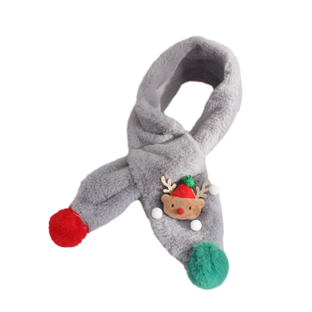 Écharpe De Noël Pour Enfants, écharpe D'hiver Chaude, Foulard De Noël