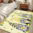 thumbnail image 4 of Yellow Lemon Gnome Area Rugs 4x6 ft Summer Fruit Pink Flower Plant Washable Rug Non Slip Indoor Carpet Absorbent Floor Mat for Living Room Bedroom Dining Room, 4 of 9