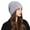 Gray, variant on Women's Knit Beanie Warm Winter Hat Cute Acrylic Soft Fall Fashion Spring Cozy Date Night Beanie Hat Pink One Size