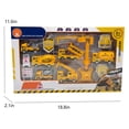 thumbnail image 4 of Nilvkv 14 in 1 Crane Excavator Dump Cement Truck Toy Set, Push and Go Vehicle Car Toy, Kids Birthday Gifts for Over 3 Years Old Boys, 4 of 6