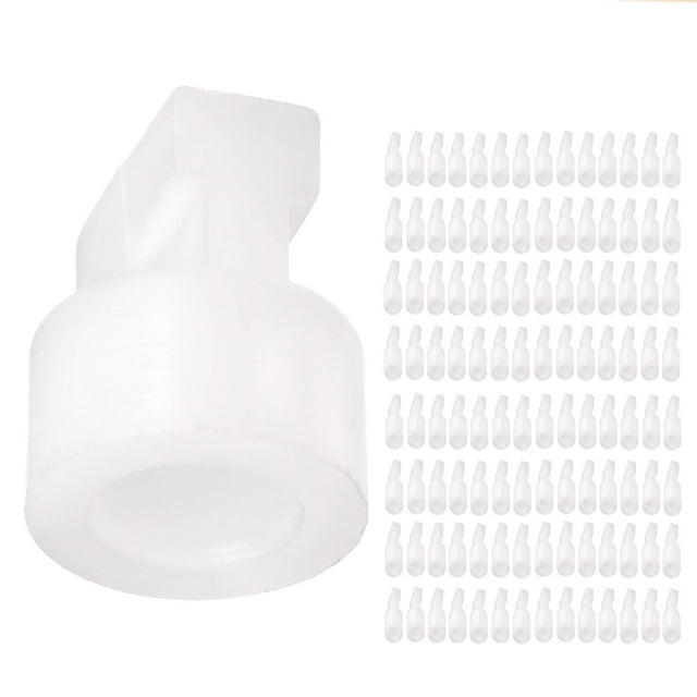 DMSE Wholesale Porte-Rideaux en Plastique à Glissière et Roulettes (112 Pack)