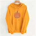 thumbnail image 5 of DIOAZUD Womens Halloween Sweatshirts Plus Size Pumpkin Graphic Pullover Hoodies Stretch Classic Long Sleeve Sweater Tops Halloween Clothes, 5 of 6