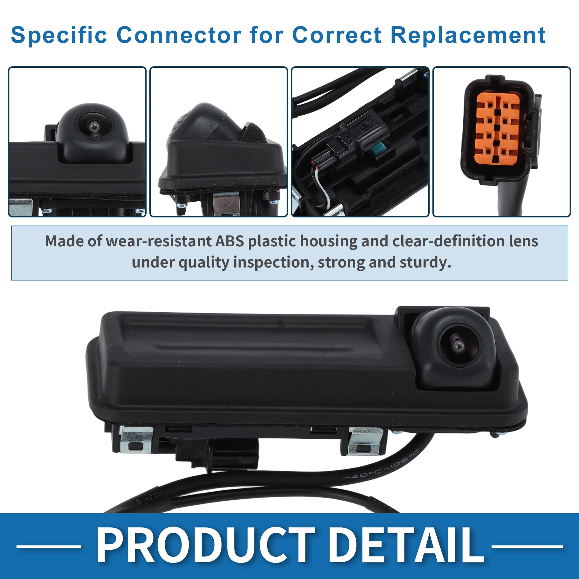 Unique Bargains Rear View Camera for Kia Soul 2020 2021 2022 Park Assist Backup Camera