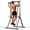Black with Bands, variant on YYJO Foldable Pull Up Bar Free Standing, 11-Level Adjustable Multi-Function Power Tower Dip Bar, Home Gym Strength Training Equipment, 350LBS Capacity