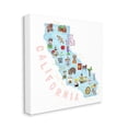 thumbnail image 3 of Stupell Industries California Tourist Spots State Travel & Places Painting Gallery Wrapped Canvas Print Wall Art, 3 of 5