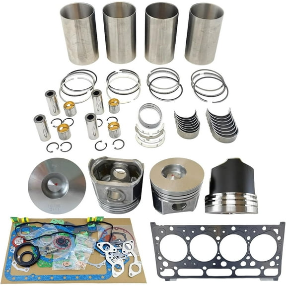 V2403 Engine Overhaul Rebuild Kit (No valve set) Combustion Chamber 40mm For Kubota V2403 V2403T V2403M V2403MDI V2403DI Engine KX161-3 Excavator For Bobcat T190 S150 1G861-21110