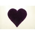thumbnail image 4 of MDA Rug Imports Hearts Collection Hand Woven Shag Area Rug - 24" x 24" Purple, 4 of 5