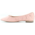 thumbnail image 2 of Sam Edelman Meg Cali Rose Bow Detail Textured Adornment Ballet Style Flats Shoes (Cali Rose, 11), 2 of 7