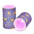 thumbnail image 2 of Lightning Pattern Flameless LED Candle Set with Remote, Battery Operated Color Changing Pillar Candles, Set of 2, 2 of 7