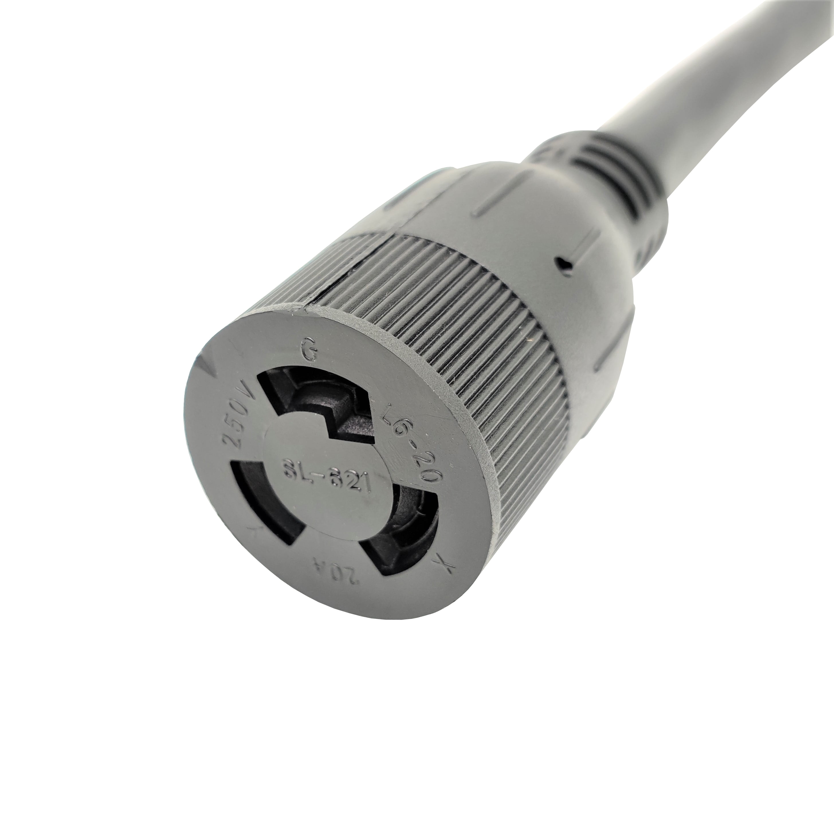 Parkworld 885217 Power Adapter Cord Generator 4-Prong 30 AMP Twist lock L14-30 Plug to Welding L6-20 Receptacle