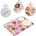 thumbnail image 3 of FREEAMG Dish Drying Mat Donut Rose Flower Microfiber Absorbent Drying Pad Heat Resistant Kitchen Countertop Island Protector Holiday Gift 16"× 18", 3 of 6