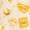 Pasta Print, variant on Baby & Toddler Boys Short Sleeve Snug Fit Easter PJs, Sizes NB-6T