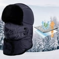 thumbnail image 4 of Winter Balaclava Hat for Men Women, Thermal Face Ski for Cold Weather, Windproof Ear Neck Protection for Outdoor Sports(Navy), 4 of 4