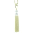 thumbnail image 2 of DECOPRO Elegant Acrylic Crystal Curtain & Drapery Tassel Tieback with Faceted Beads, Tassel Length 9" (22.5cm), Spread 35" (88.5cm) # TBCRYS9, Cream Ivory #A2 (Ivory / Cream) Set of 4, 2 of 3