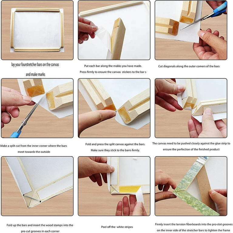 2 Sets Canvas Stretcher Bars 16x20, Canvas Frame Kit, 5D Diamond Painting  Frame, Frame For Paint By Numbers, Canvas Frame Kit