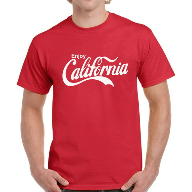 California White T-Shirt for Men - S M L XL 2XL 3XL 4XL 5XL USA State Tee - California Clothes Collection Funny Cali Gift for Men - Walmart.com